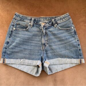 American Eagle Cross-Over Highest-Rise Mom Shorts